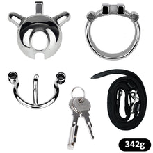 Load image into Gallery viewer, Dolphin Chastity Cage With PA Piercing -4
