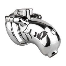 Load image into Gallery viewer, Dolphin Steel Chastity Cage with Anti-ring Removable - 4
