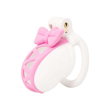 Load image into Gallery viewer, Double Color Butterfly Knot Chastity Cage 5
