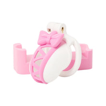 Load image into Gallery viewer, Double Color Butterfly Knot Chastity Cage 
