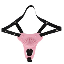 Load image into Gallery viewer, Fantasy Pink Conch Chastity Cage with Belt 34
