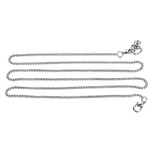 Lade das Bild in den Galerie-Viewer, Flat Stainless Steel Chastity Cage with Detachable Chain
