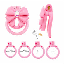 Load image into Gallery viewer, Gem Bowknot Chastity Cage 3
