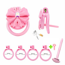 Load image into Gallery viewer, Gem Bowknot Chastity Cage 
