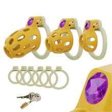 Load image into Gallery viewer, Gem-Inlaid ABS Chastity Cage
