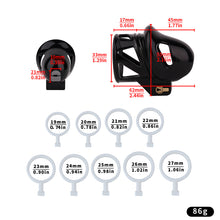 Load image into Gallery viewer, Low-Profile Glans ABS Chastity Cage
