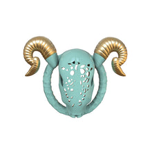 Load image into Gallery viewer, Flat Goat Resin Chastity Cage With Detachable Horns
