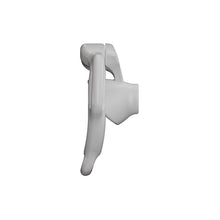 Load image into Gallery viewer, White Halo Ring flat chastity cage side view showing its inward-facing center profile
