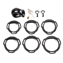 Afbeelding in Gallery-weergave laden, Heart cutout cage configuration 6 with matching base rings
