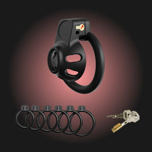 Lade das Bild in den Galerie-Viewer, Matte Black Modular ABS Chastity Cage

