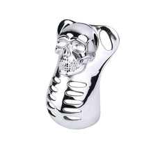 Load image into Gallery viewer, Horror Skull Metal Chastity Cage skull cover detail
