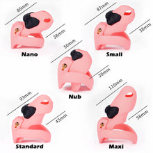 Load image into Gallery viewer, HTV4 Butterfly Knot 3D Chastity Cage feature details graphic 13
