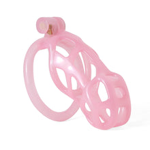 Load image into Gallery viewer, Ice Vision Design Pink Mamba Chastity Cage detail view

