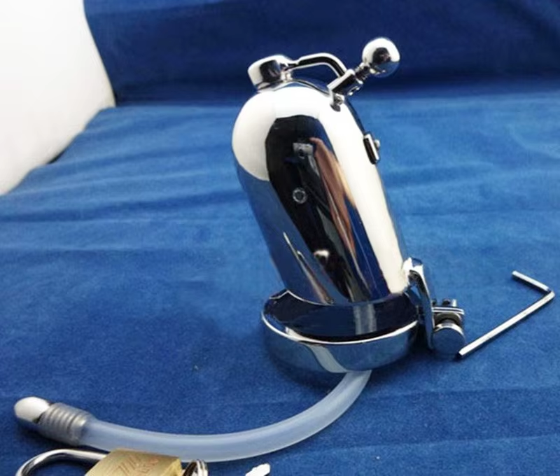 Inescapable Spiked Chastity Cage