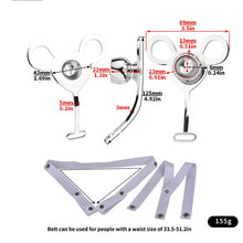 Load image into Gallery viewer, Invisible Inverted Urethral Cage With Belt -7
