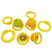 Load image into Gallery viewer, Durian-Texture Resin Chastity Cage
