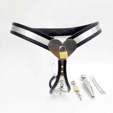 Load image into Gallery viewer, Keeper of Desire: Transparent Panel Female Chastity Belt - 4
