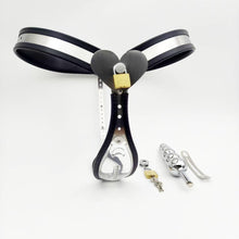 Load image into Gallery viewer, Keeper of Desire: Transparent Panel Female Chastity Belt - 6
