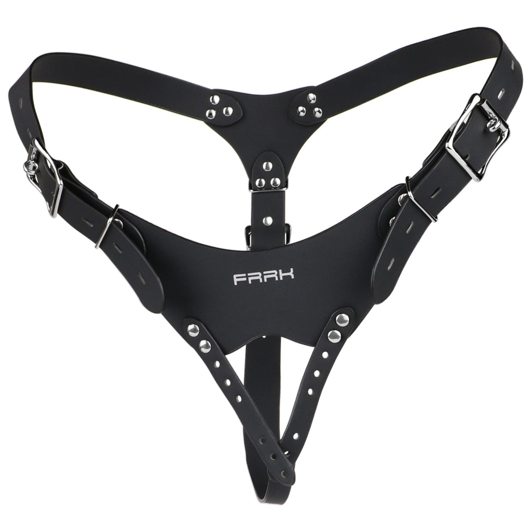 Leather Chastity Auxiliary Strap - 1