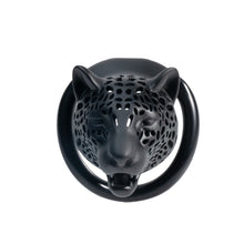 Load image into Gallery viewer, Leopard Head Resin Chastity Cage
