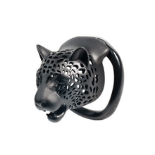 Load image into Gallery viewer, Leopard Head Resin Chastity Cage
