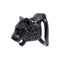 Load image into Gallery viewer, Leopard Head Resin Chastity Cage
