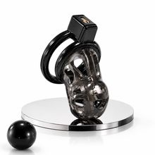 Load image into Gallery viewer, Lightly Bound Silicone and ABS Chastity Cage
