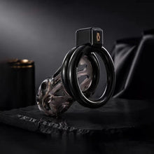 Load image into Gallery viewer, Lightly Bound Silicone and ABS Chastity Cage
