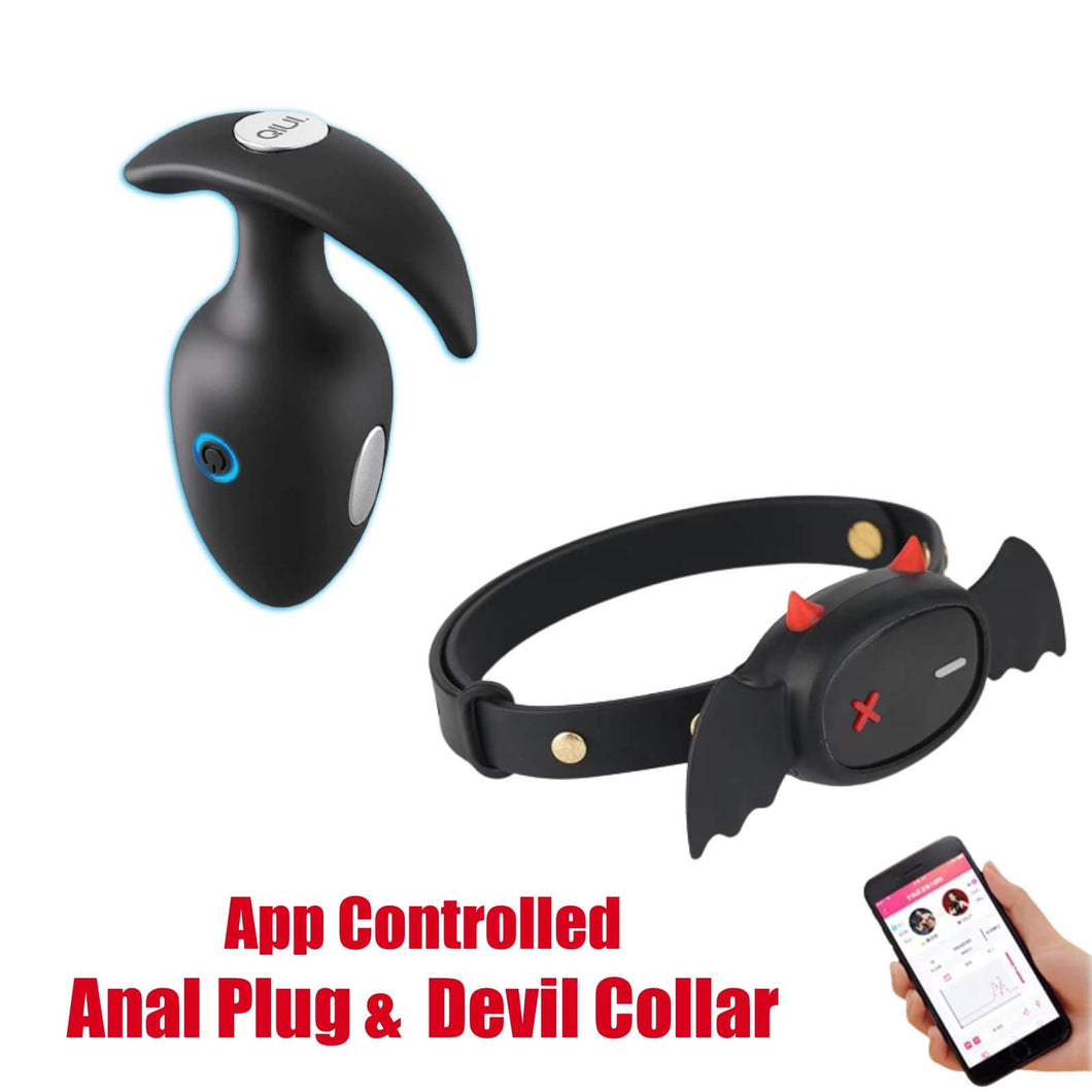 Little Devil Collar & Anal Plug App Controlled