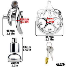 Load image into Gallery viewer, Small Steel Chastity Cage
