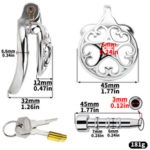 Load image into Gallery viewer, Small Steel Chastity Cage
