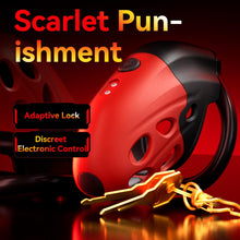 Load image into Gallery viewer, Lockink Retractable Electric Shock Vibrating Chastity Cage
