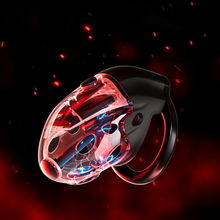 Load image into Gallery viewer, Lockink Retractable Electric Shock Vibrating Chastity Cage
