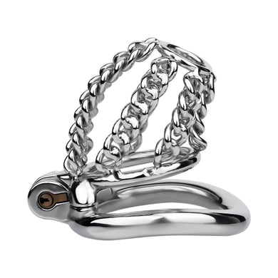Locktober Chainmail Steel Chastity Lock - 2