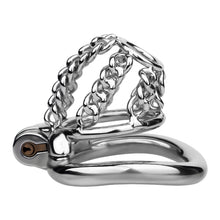 Load image into Gallery viewer, Locktober Chainmail Steel Chastity Lock - 1

