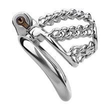Load image into Gallery viewer, Locktober Chainmail Steel Chastity Lock - 7
