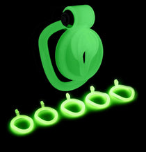Load image into Gallery viewer, Luminous ABS Male Chastity Device 8
