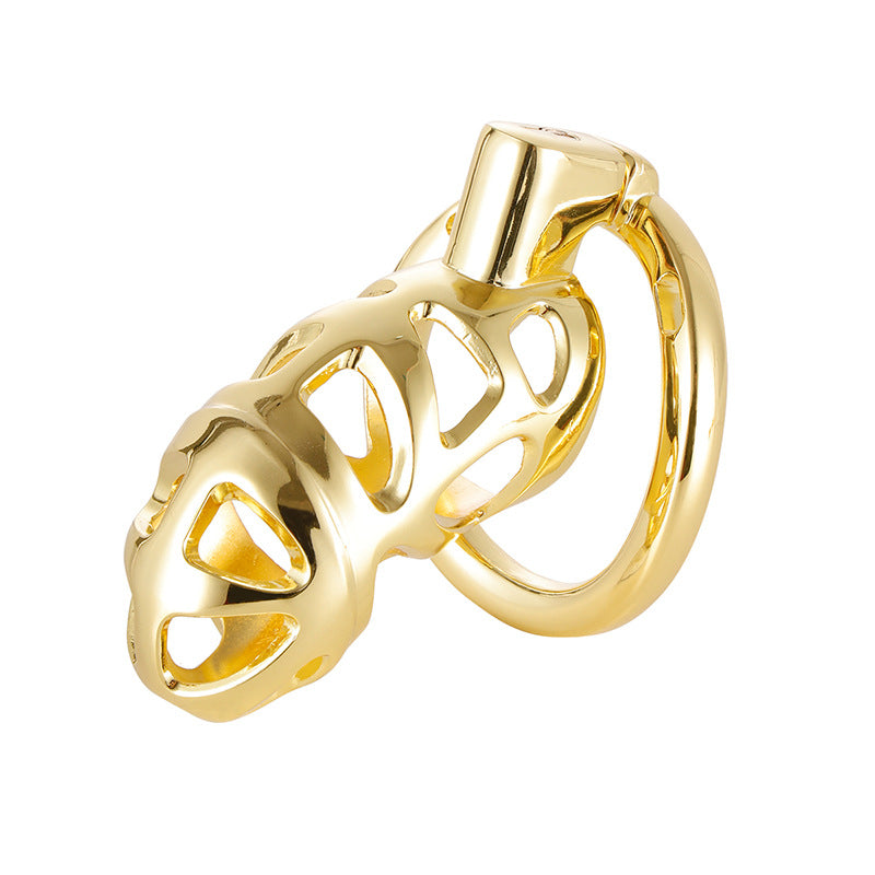 Golden Chastity Cage Large