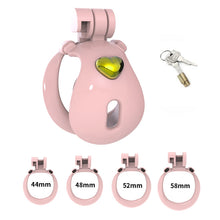 Load image into Gallery viewer, Macaron Heart Birdcage Resin Chastity Cage
