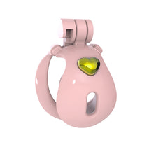 Load image into Gallery viewer, Macaron Heart Birdcage Resin Chastity Cage

