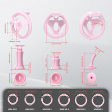 Load image into Gallery viewer, Flat ABS Chastity Cage With Inverted Plug
