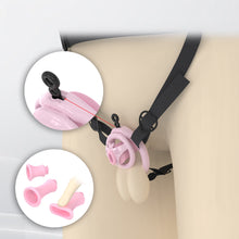 Load image into Gallery viewer, Flat ABS Chastity Cage With Inverted Plug
