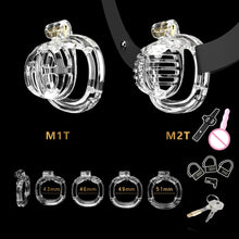 Load image into Gallery viewer, Male Micro Chastity Cage with Urethral Catheter
