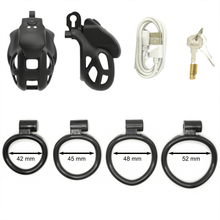 Lade das Bild in den Galerie-Viewer, Mamba App-Controlled Vibrating Cobra Chastity Cage
