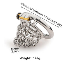 Load image into Gallery viewer, Small Mesh Chastity Cage
