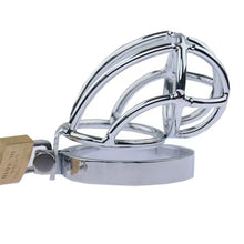 Load image into Gallery viewer, Captus Stainless Steel Locking Chastity Cage
