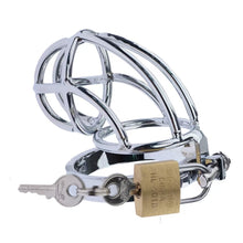 Load image into Gallery viewer, Captus Stainless Steel Locking Chastity Cage
