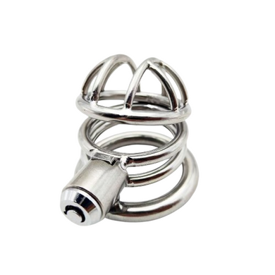 Metal Press Type Small Cock Cage 