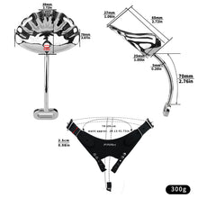 Load image into Gallery viewer, Metal Shell Shaped Chastity Belt Invisible - 14
