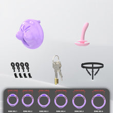 Load image into Gallery viewer, Mini Soft Silicone Chest Cock Cage 5
